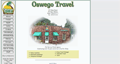 Desktop Screenshot of oswegotravel.com